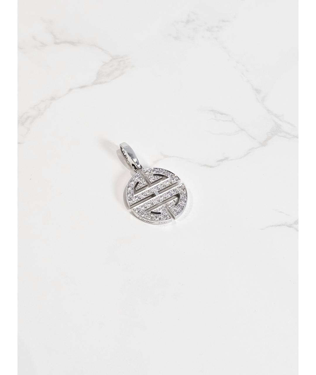 CARTIER Серебрянный кулон из белого золота, фото 2