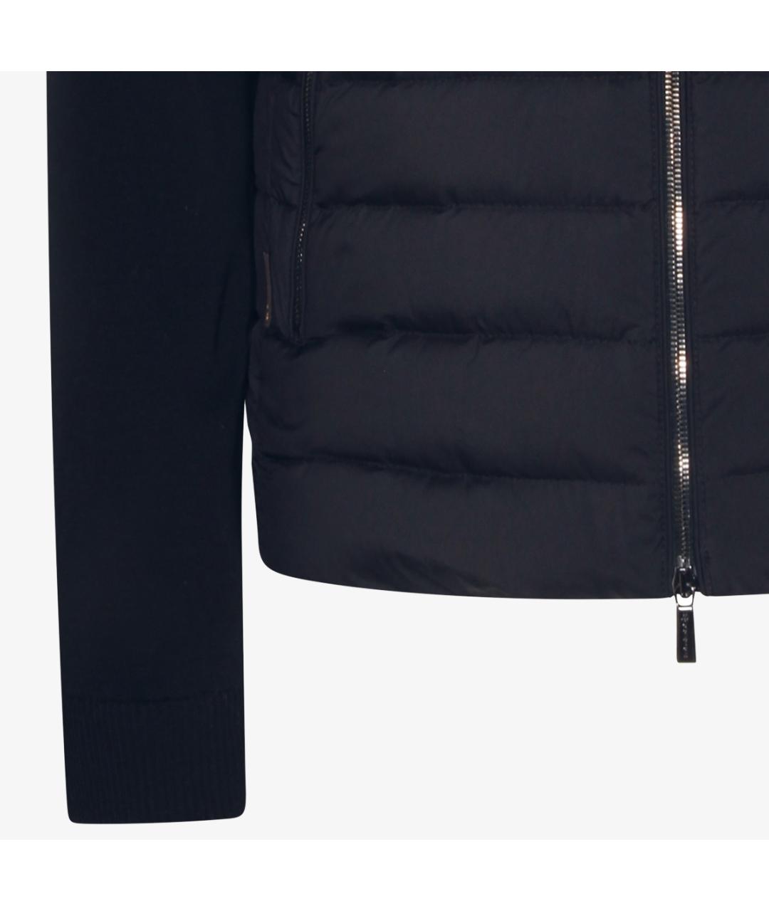 MOORER Синее полиэстеровое пальто, фото 3