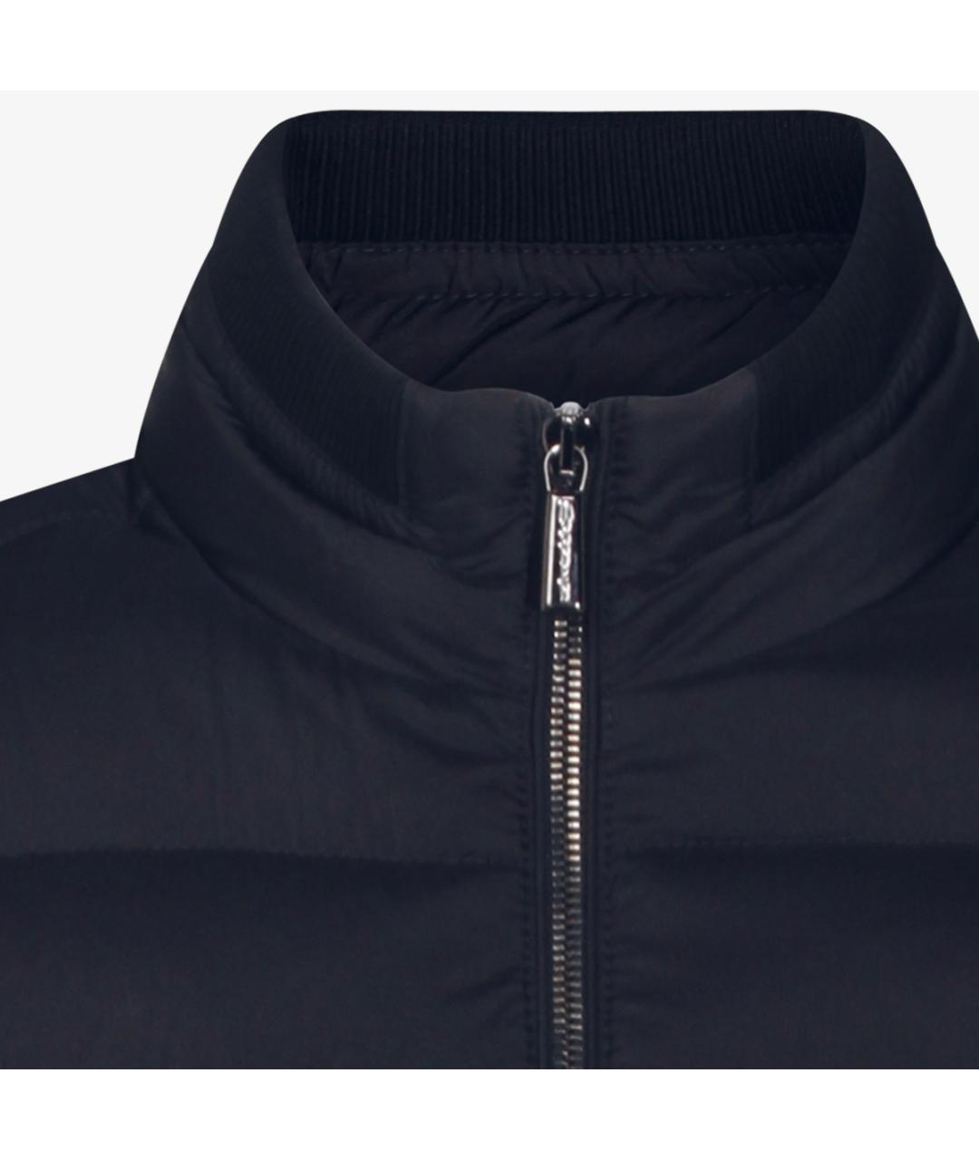 MOORER Синее полиэстеровое пальто, фото 4