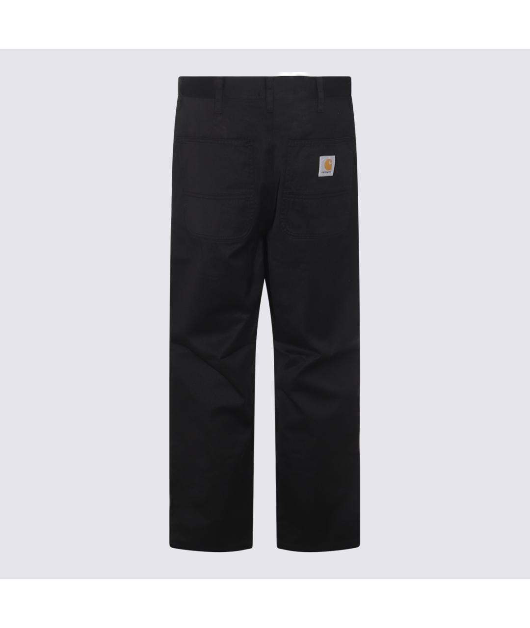 CARHARTT WIP Черные хлопковые повседневные брюки, фото 2