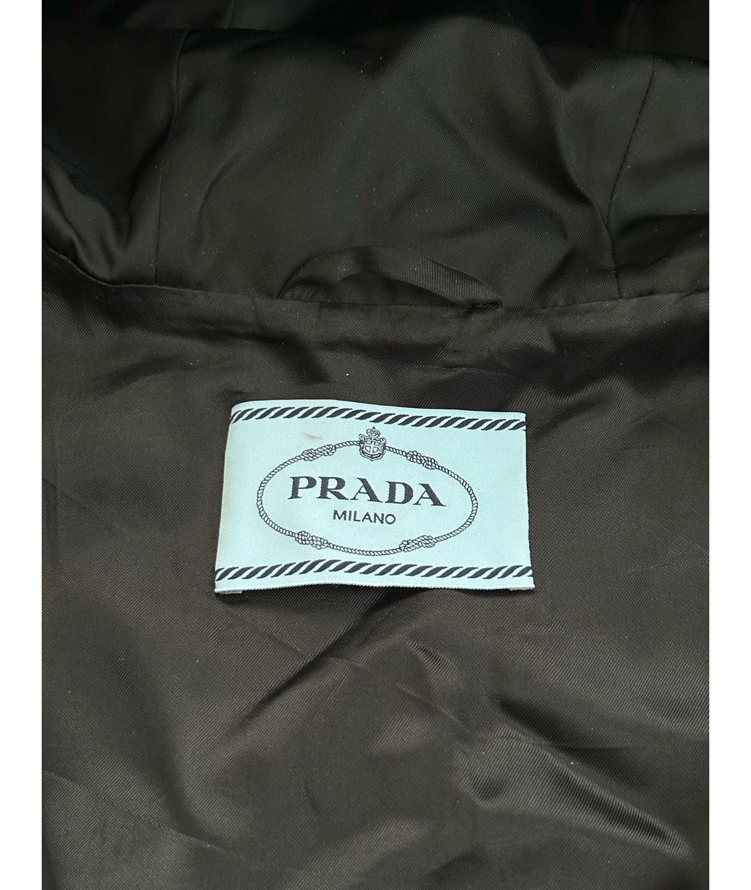 PRADA Черная куртка, фото 3