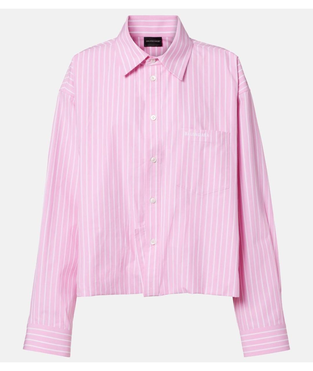 BALENCIAGA Розовый хлопковый костюм с брюками, фото 8