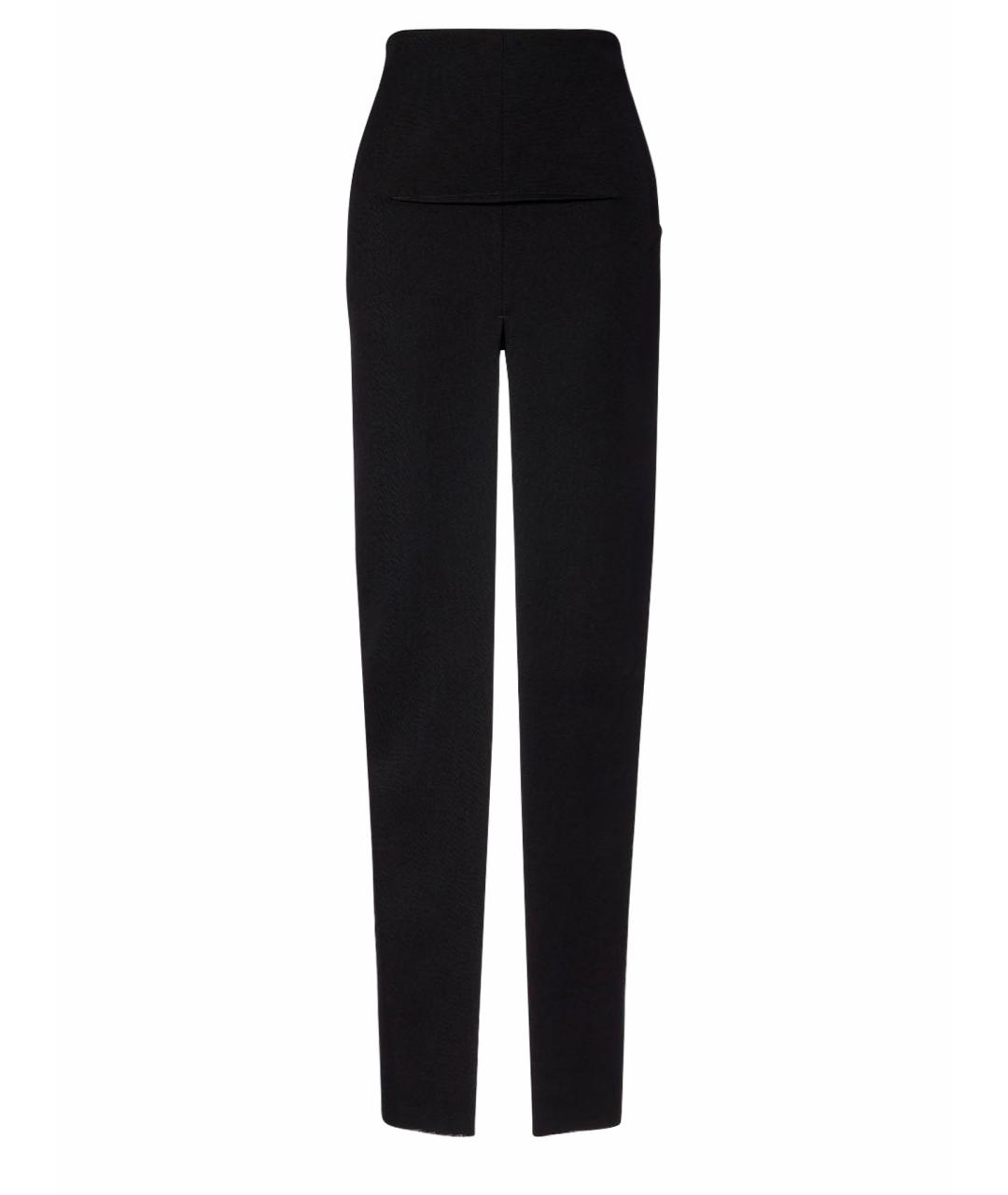 RICK OWENS Черная шерстяная юбка макси, фото 1