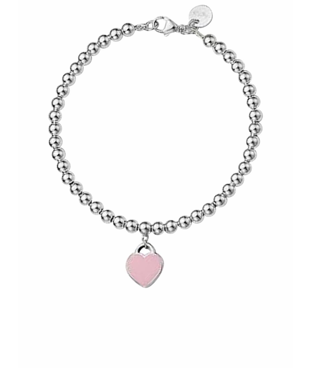 TIFFANY&CO Розовый серебряный браслет, фото 1