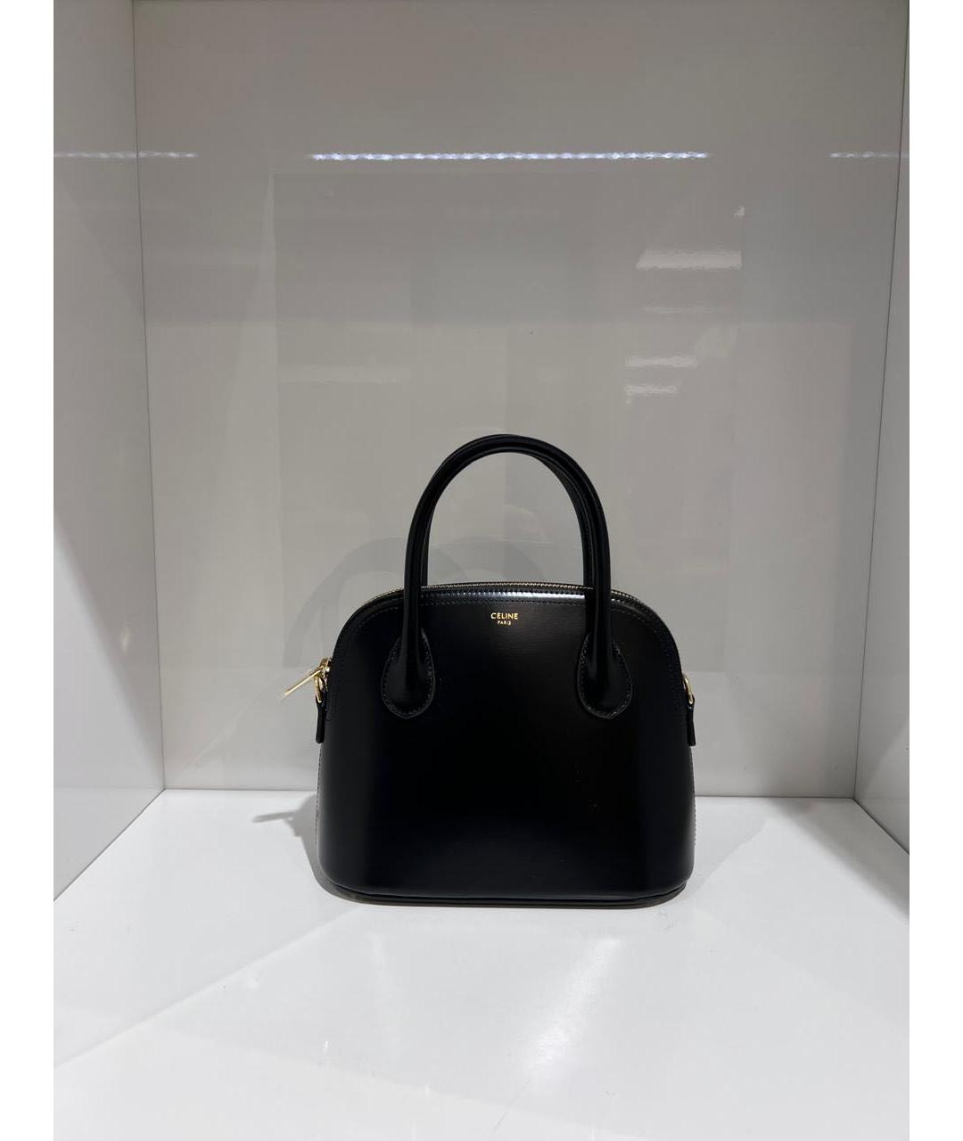 MIU MIU Черная кожаная сумка с короткими ручками, фото 3