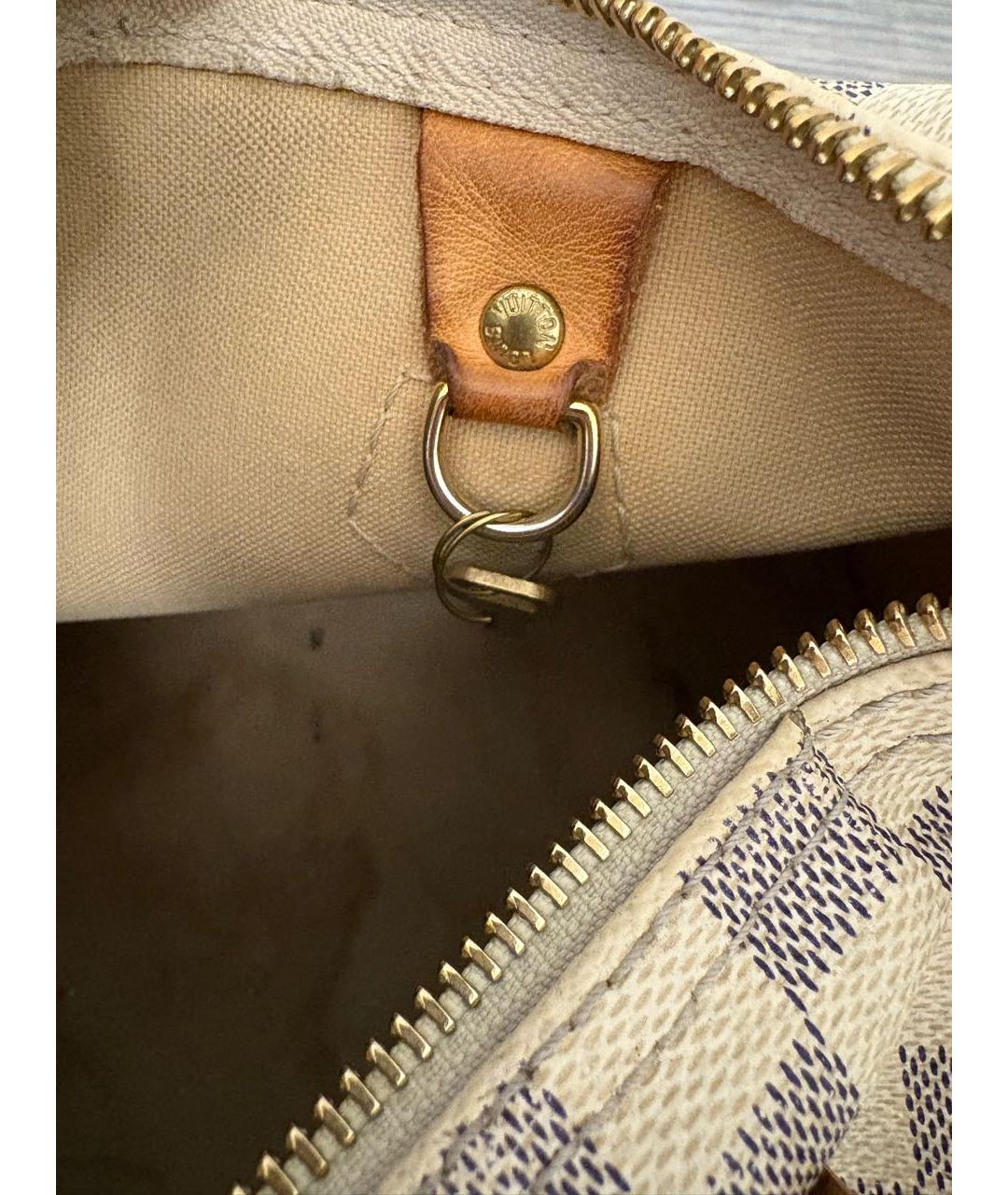 LOUIS VUITTON Белая сумка с короткими ручками, фото 8