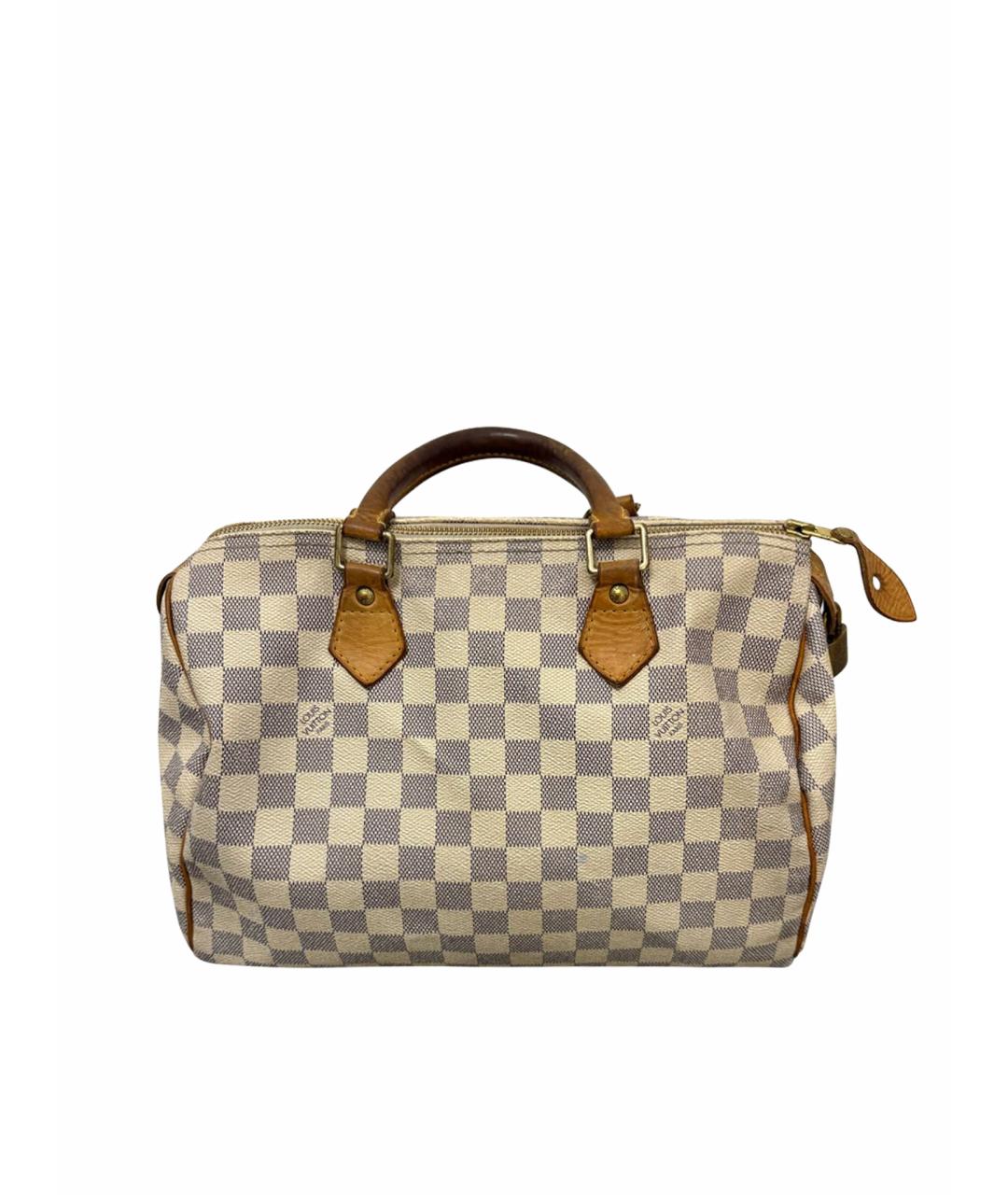 LOUIS VUITTON Белая сумка с короткими ручками, фото 1