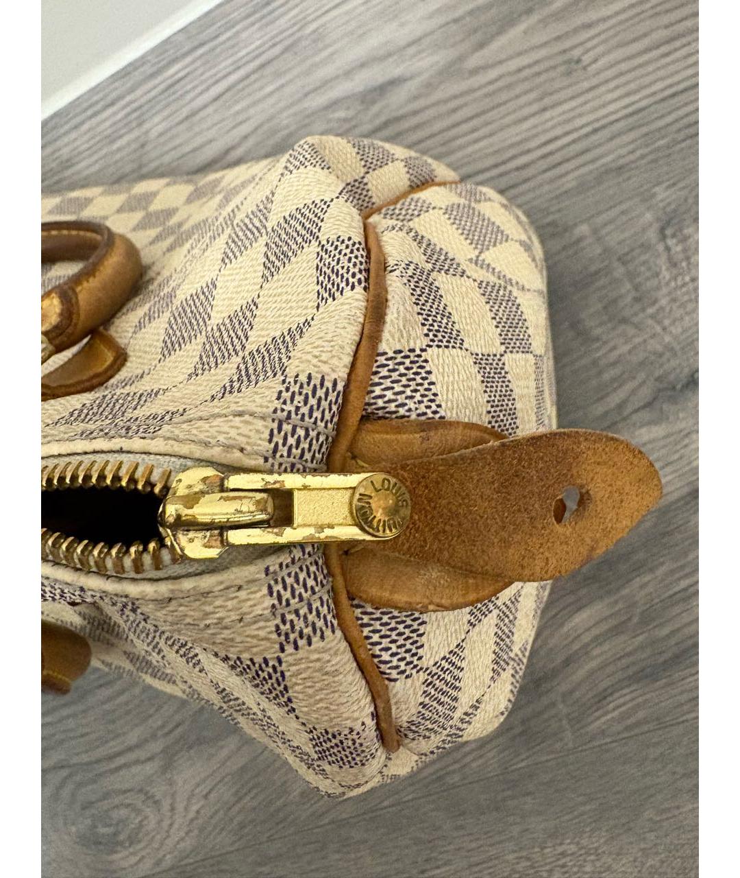 LOUIS VUITTON Белая сумка с короткими ручками, фото 7