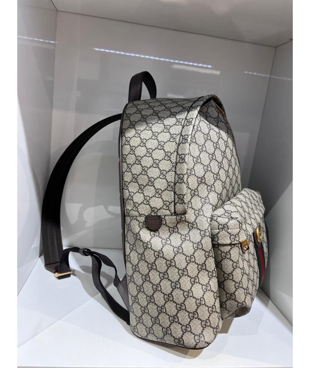 GUCCI Бежевый рюкзак, фото 2