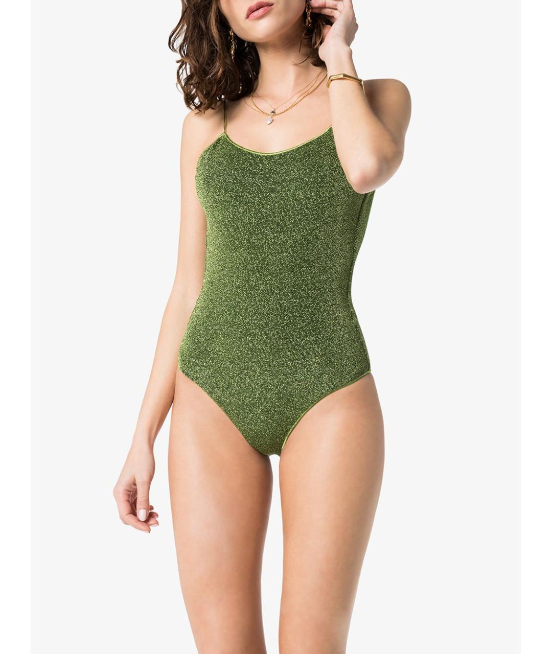 OSEREE Зеленый полиамидовый купальник, фото 4