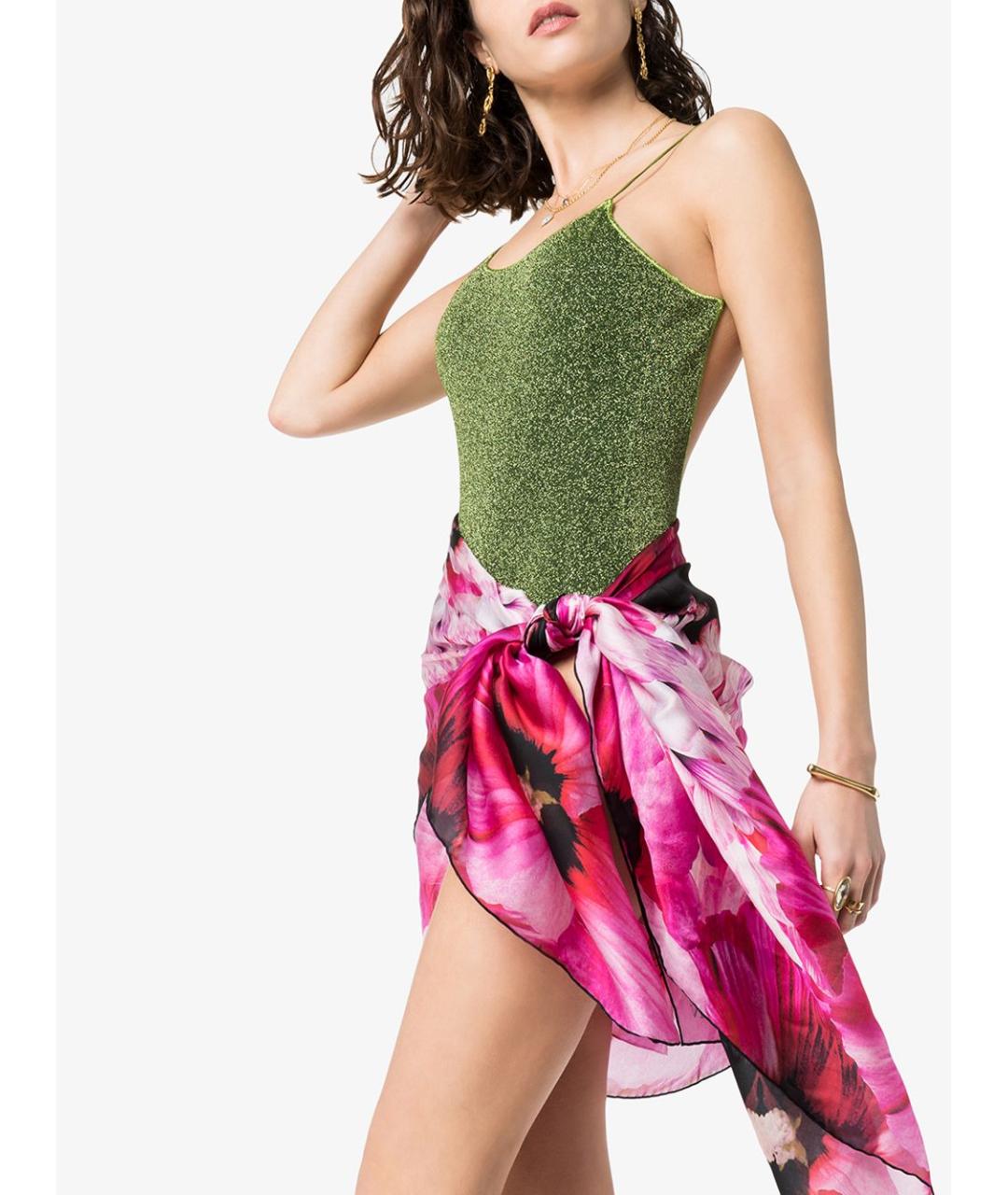 OSEREE Зеленый полиамидовый купальник, фото 5