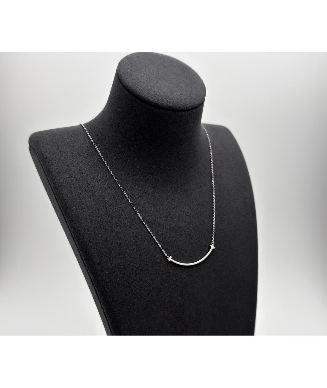 TIFFANY&CO Серебряное колье из белого золота, фото 4