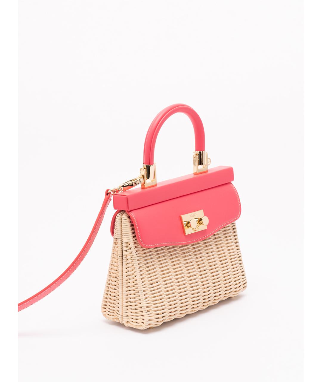 rodo Бежевая пелетеная сумка с короткими ручками, фото 3