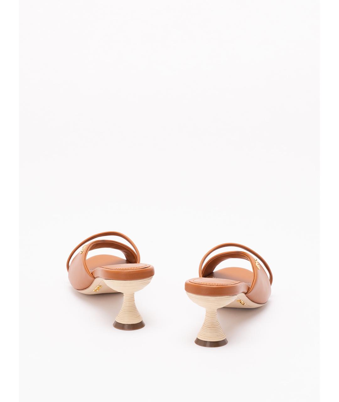 rodo Коричневые кожаные мюли, фото 3