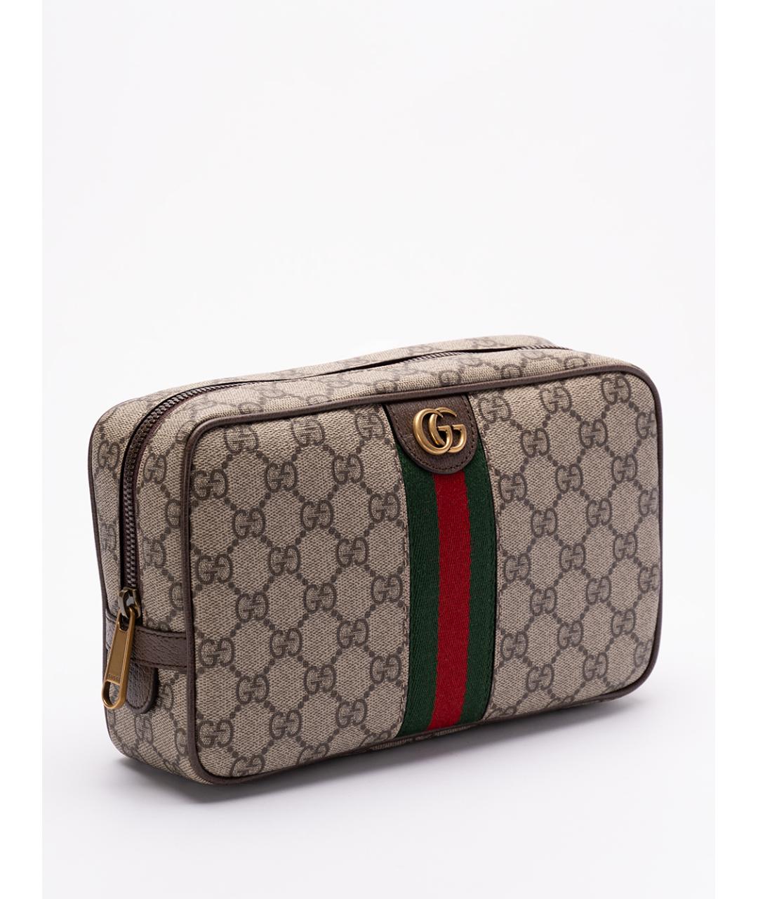 GUCCI Бежевая барсетка, фото 3