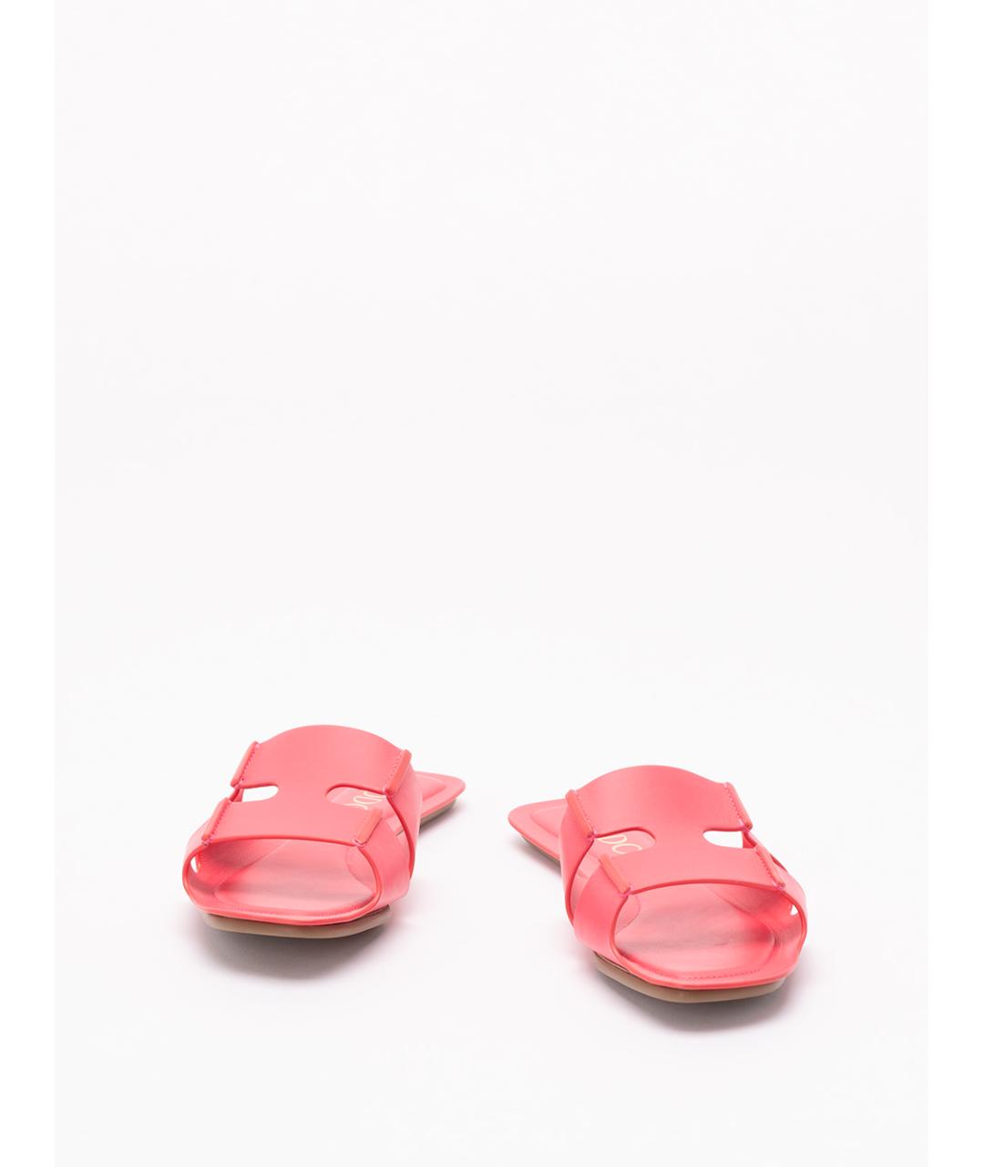 rodo Розовые кожаные шлепанцы, фото 2