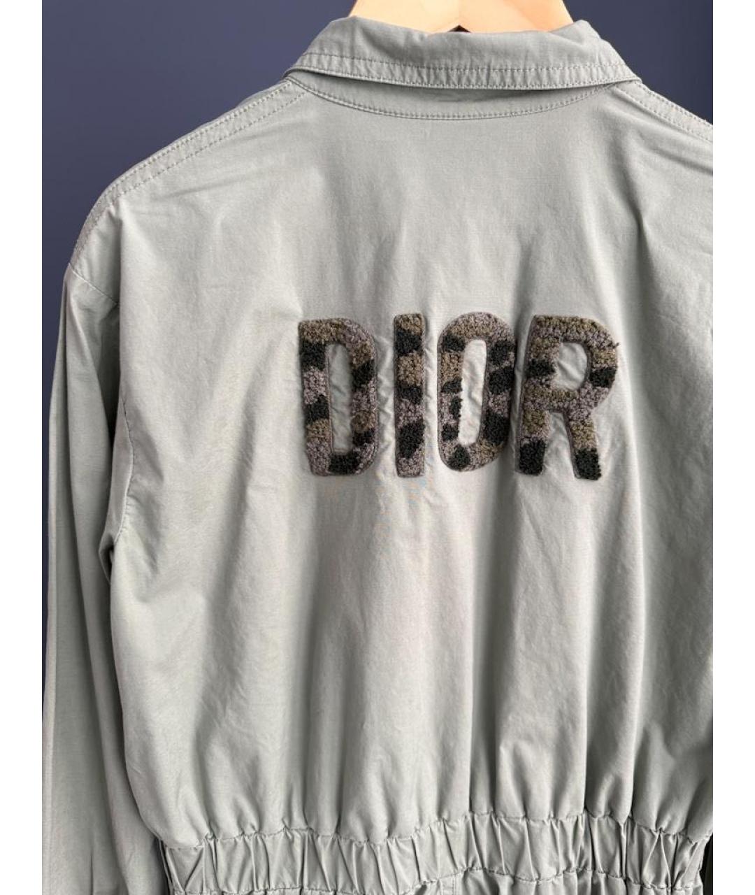 CHRISTIAN DIOR Хаки хлопковый комбинезон, фото 3