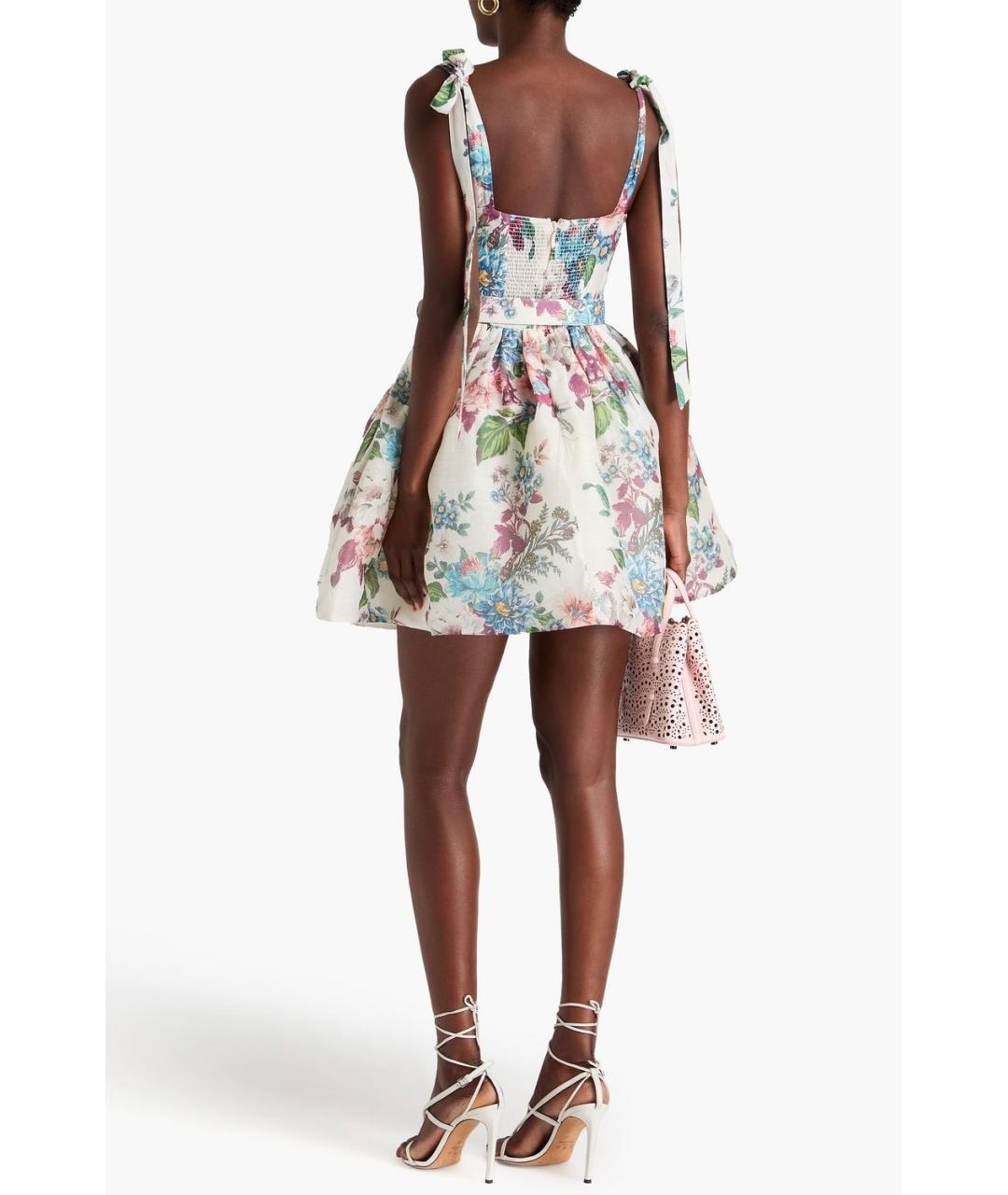 ZIMMERMANN Белый льняной сарафан, фото 6