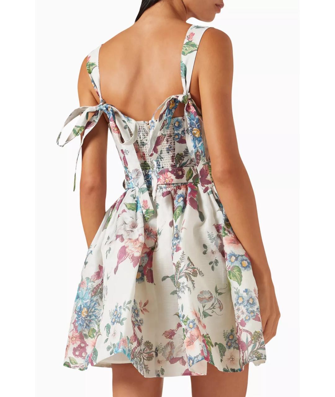 ZIMMERMANN Белый льняной сарафан, фото 4