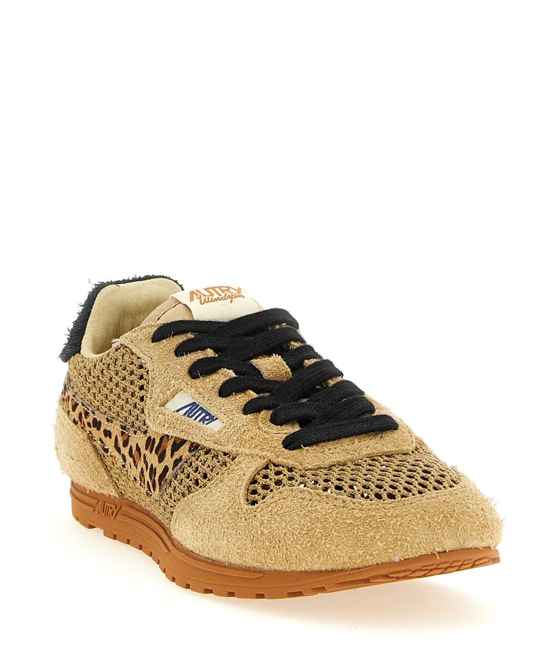 AUTRY Бежевые замшевые кроссовки, фото 2