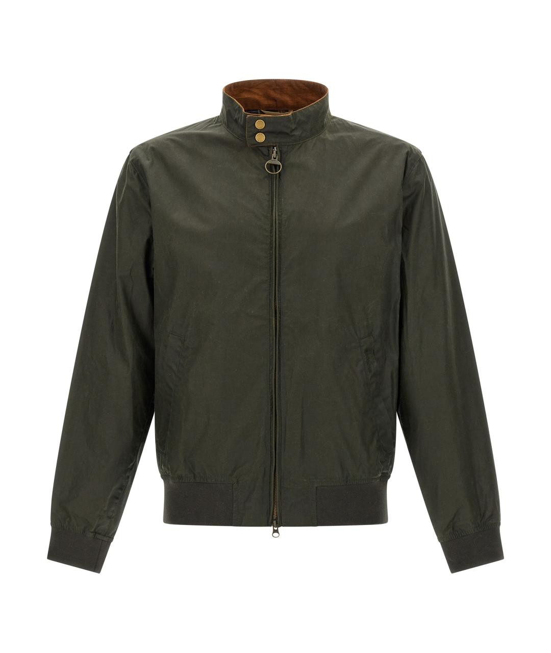 BARBOUR Зеленая вискозная куртка, фото 1