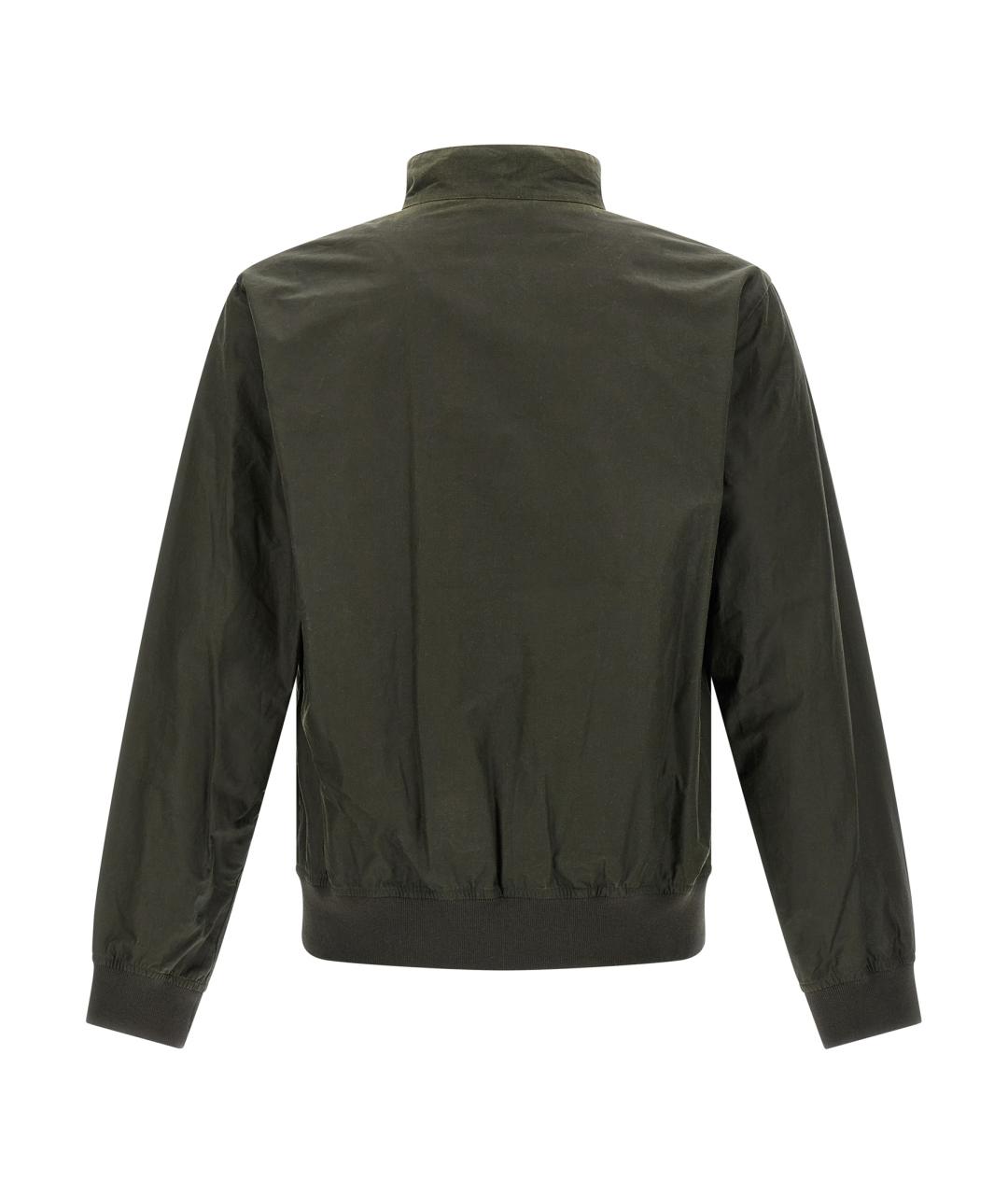 BARBOUR Зеленая вискозная куртка, фото 2