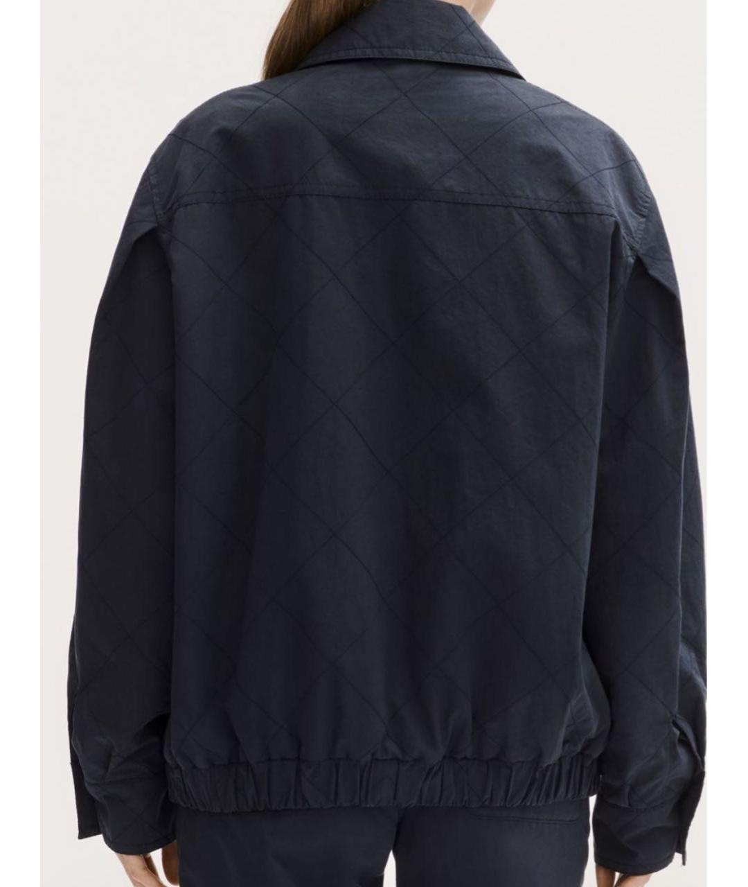 CHANEL Темно-синяя хлопковая куртка, фото 2