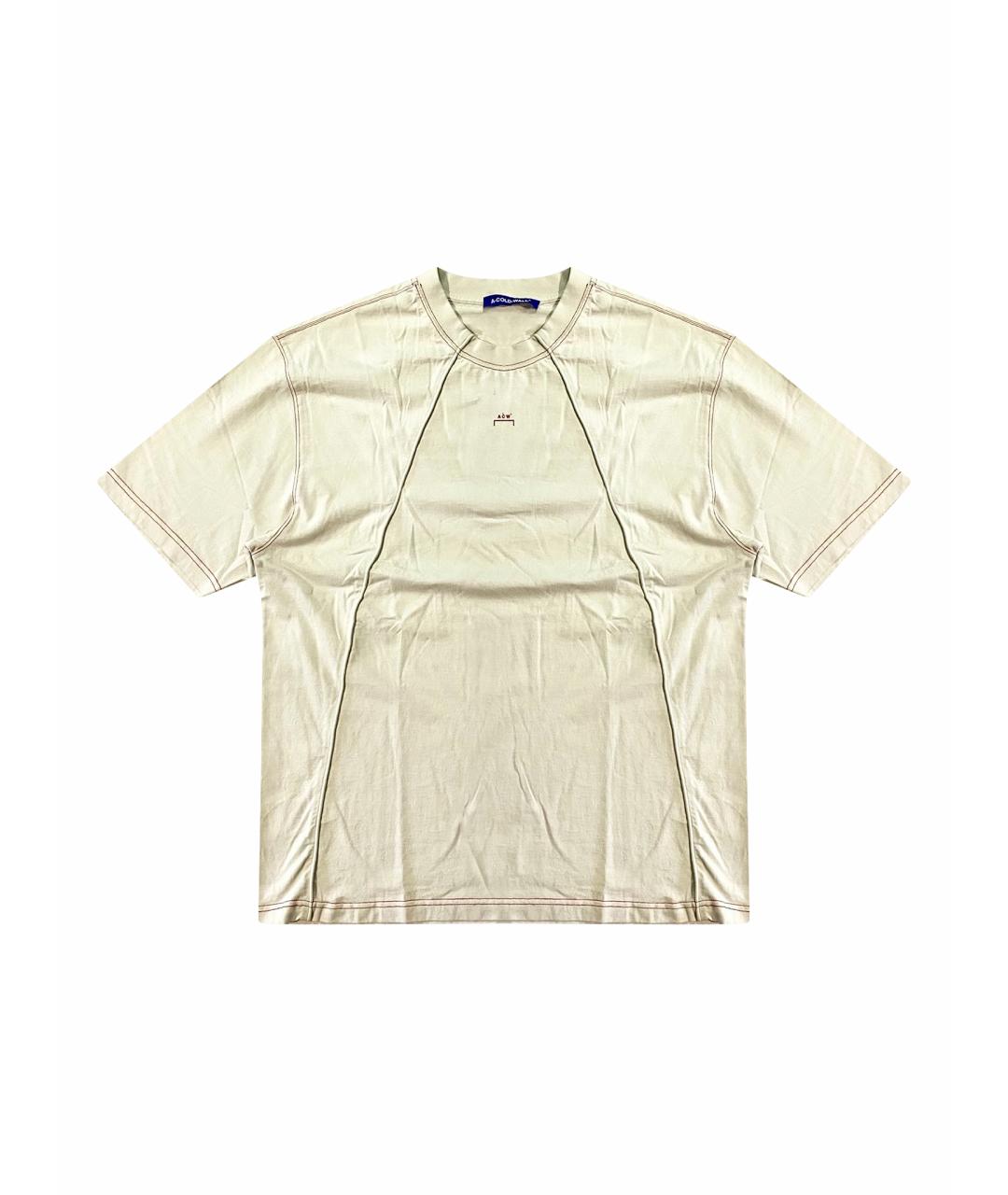 A-COLD-WALL* Бежевая хлопковая футболка, фото 1