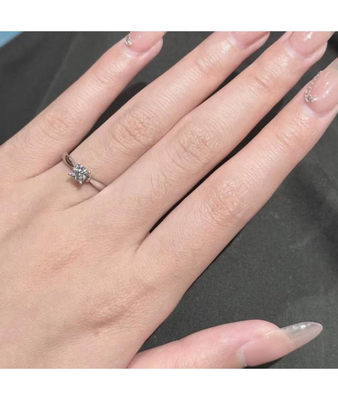 CARTIER Серебряное платиновое кольцо, фото 5