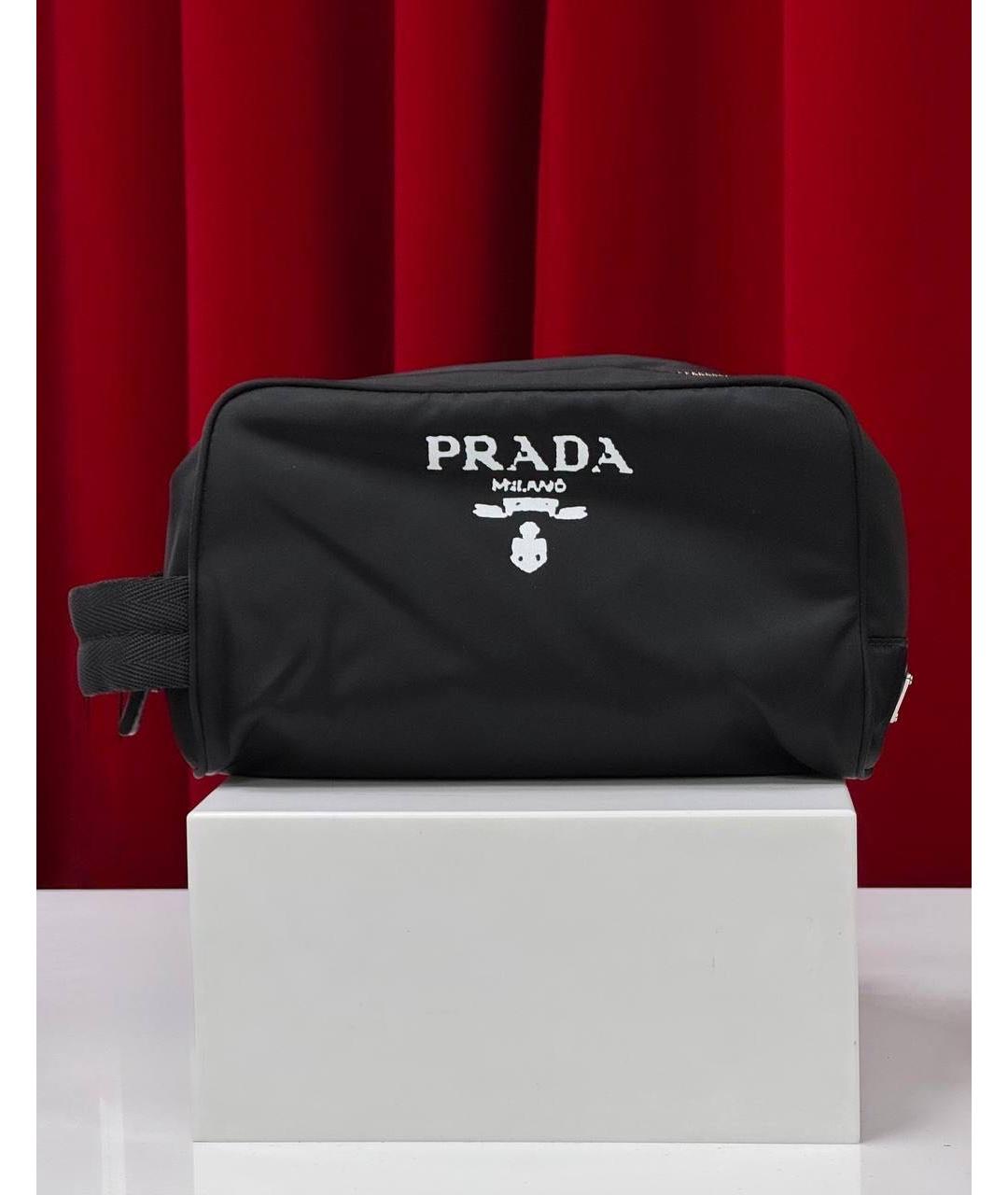 PRADA Черная косметичка, фото 5