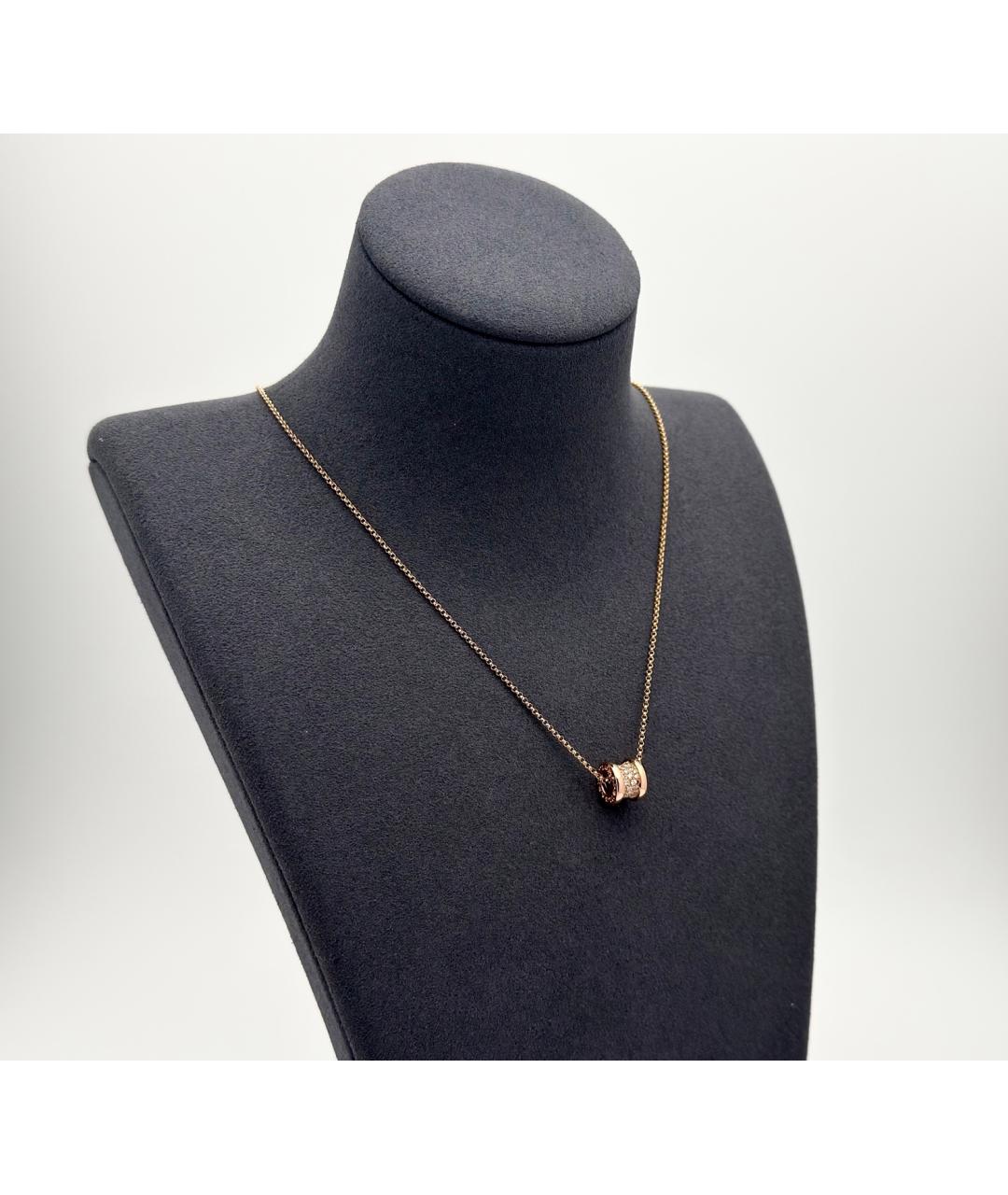 BVLGARI Золотое колье из розового золота, фото 3