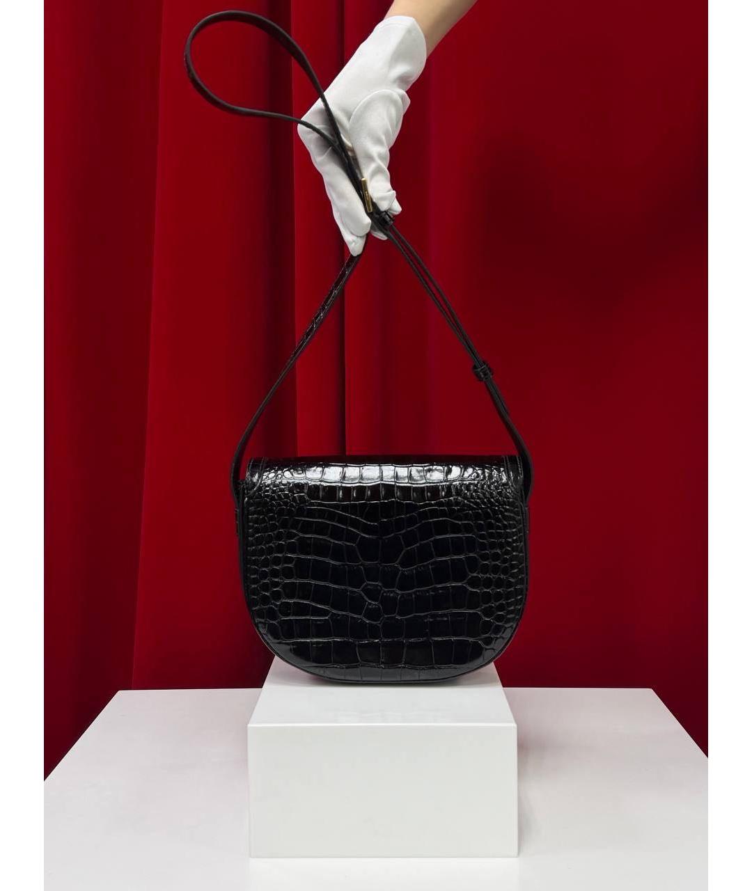 TOM FORD Черная кожаная сумка через плечо, фото 6