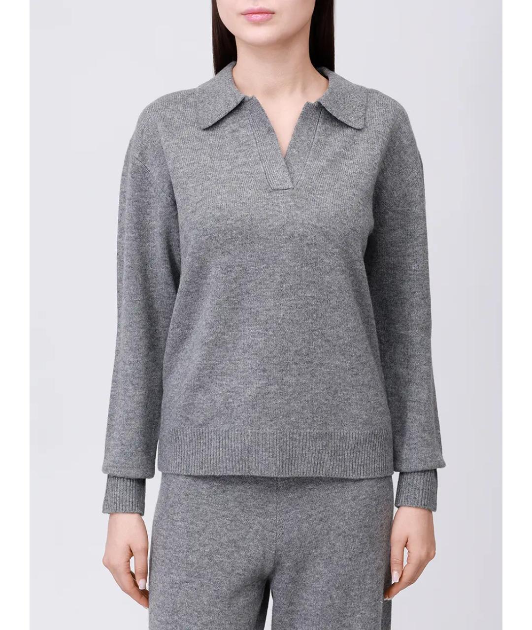 MC2 SAINT BARTH Серый шерстяной костюм с брюками, фото 4