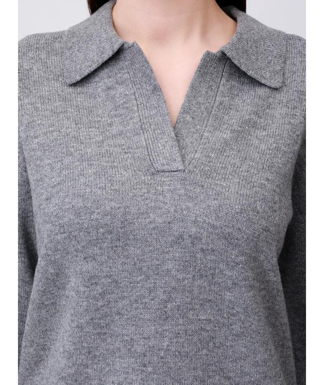 MC2 SAINT BARTH Серый шерстяной костюм с брюками, фото 5