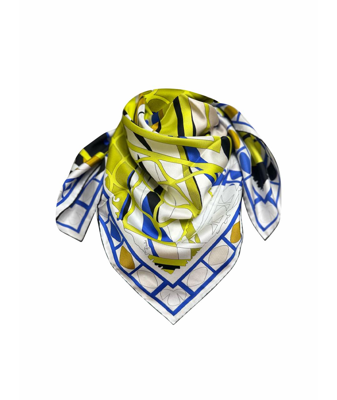 EMILIO PUCCI Мульти шелковый платок, фото 1