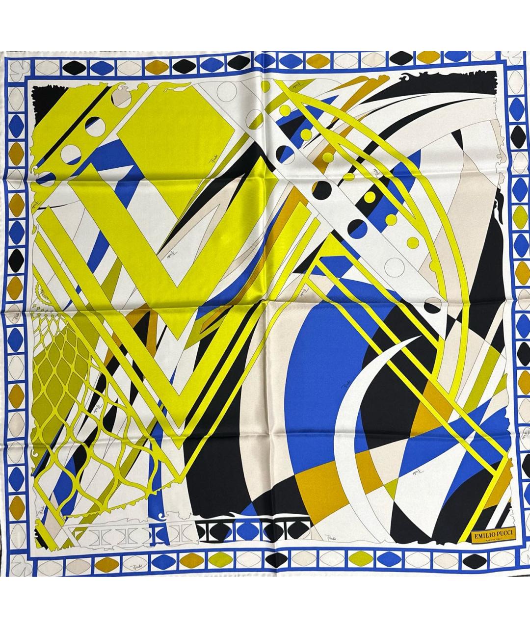 EMILIO PUCCI Мульти шелковый платок, фото 2