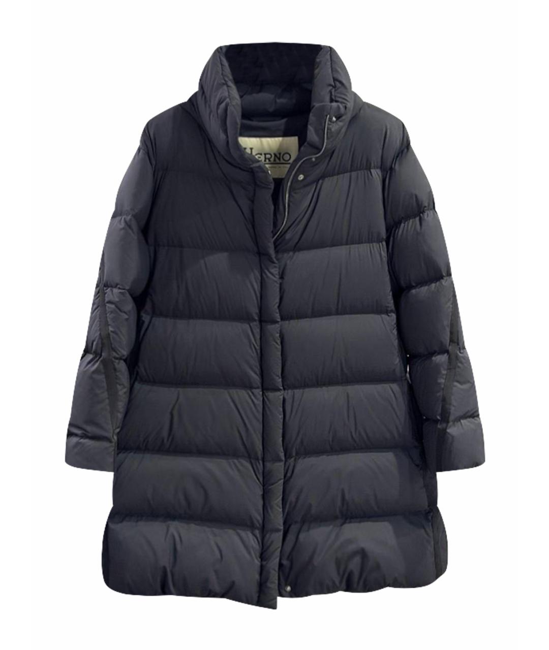 HERNO Черный пуховик, фото 1