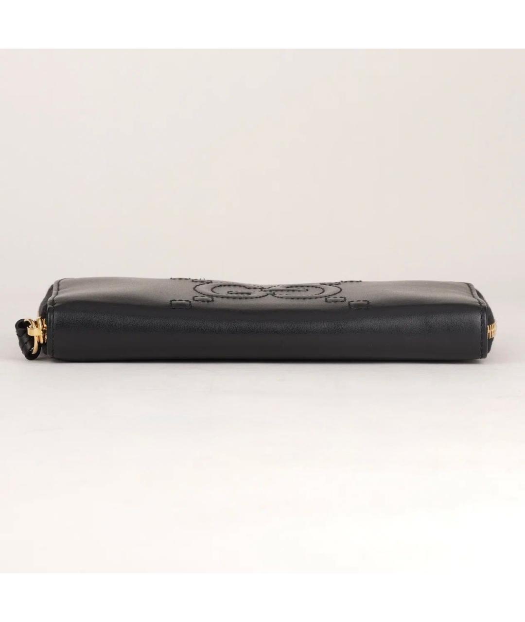 GUCCI Черный кожаный кошелек, фото 6