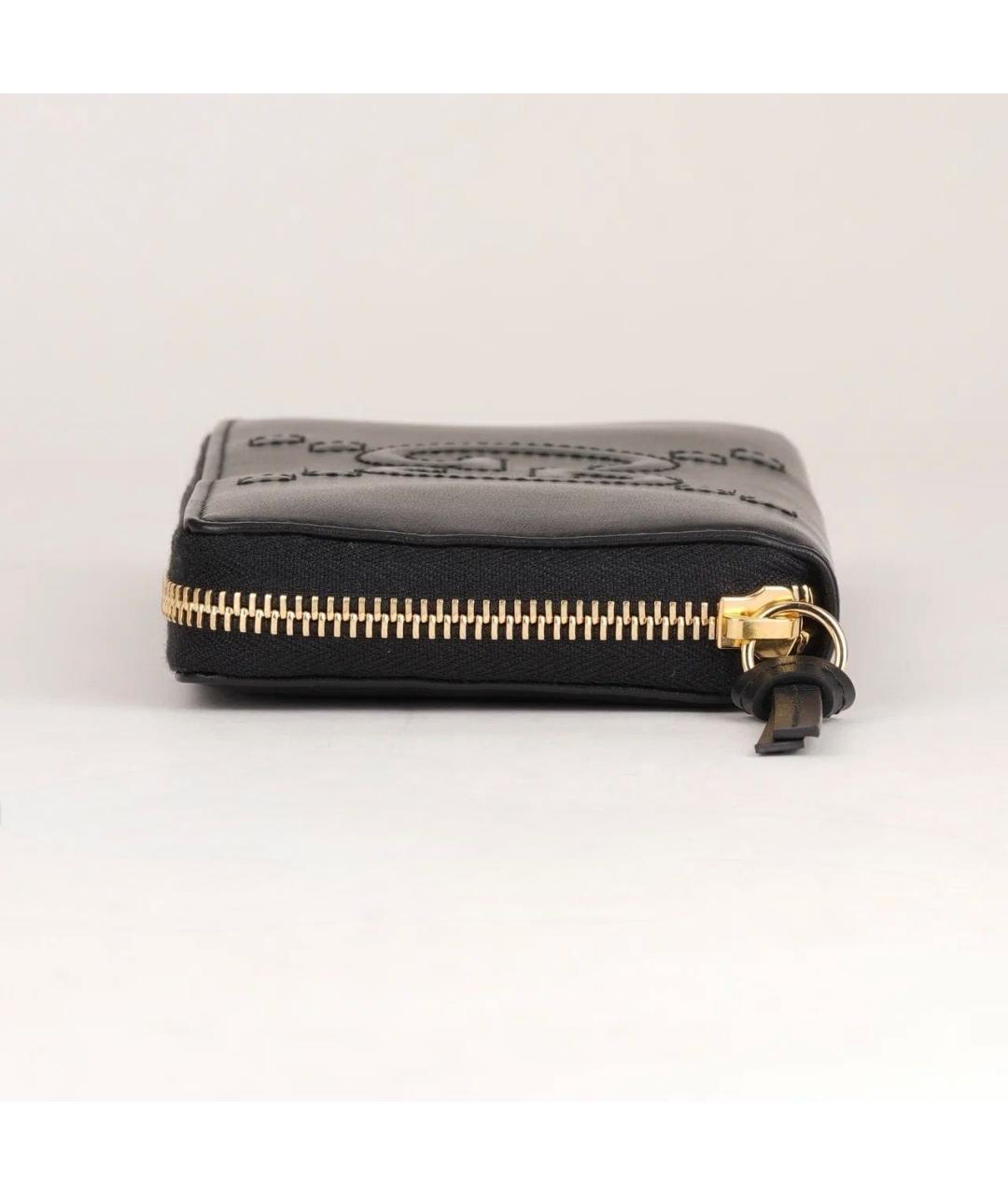 GUCCI Черный кожаный кошелек, фото 4