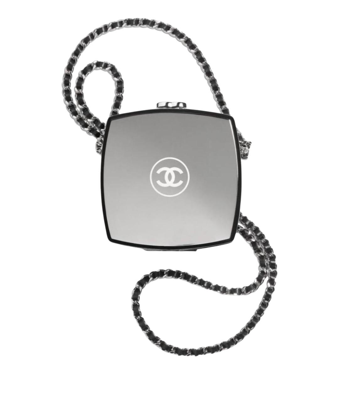 CHANEL Серая кожаная сумка через плечо, фото 1