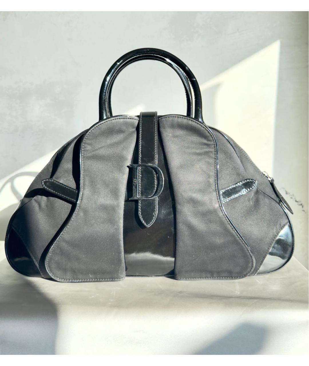 CHRISTIAN DIOR Черная сумка с короткими ручками, фото 7