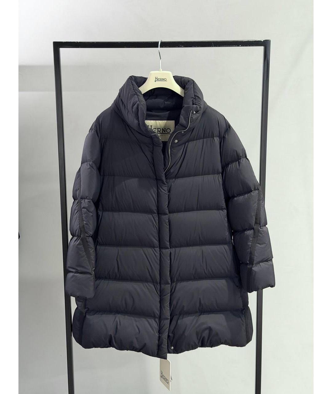 HERNO Черный пуховик, фото 3