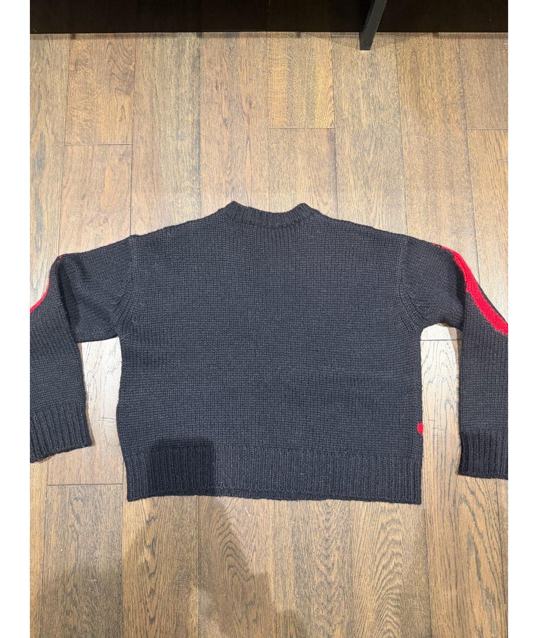 VALENTINO Черный шерстяной джемпер / свитер, фото 2