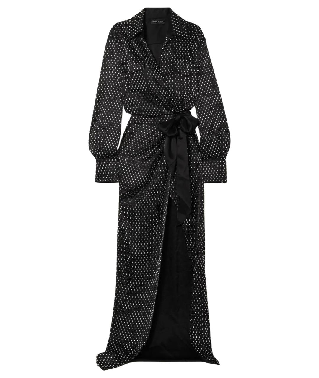 DAVID KOMA Черное вечернее платье, фото 1