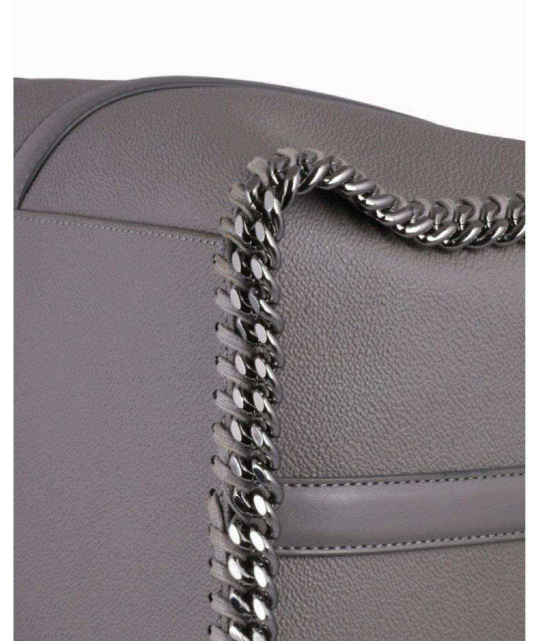 STELLA MCCARTNEY Антрацитовая дорожная/спортивная сумка из искусственной кожи, фото 4