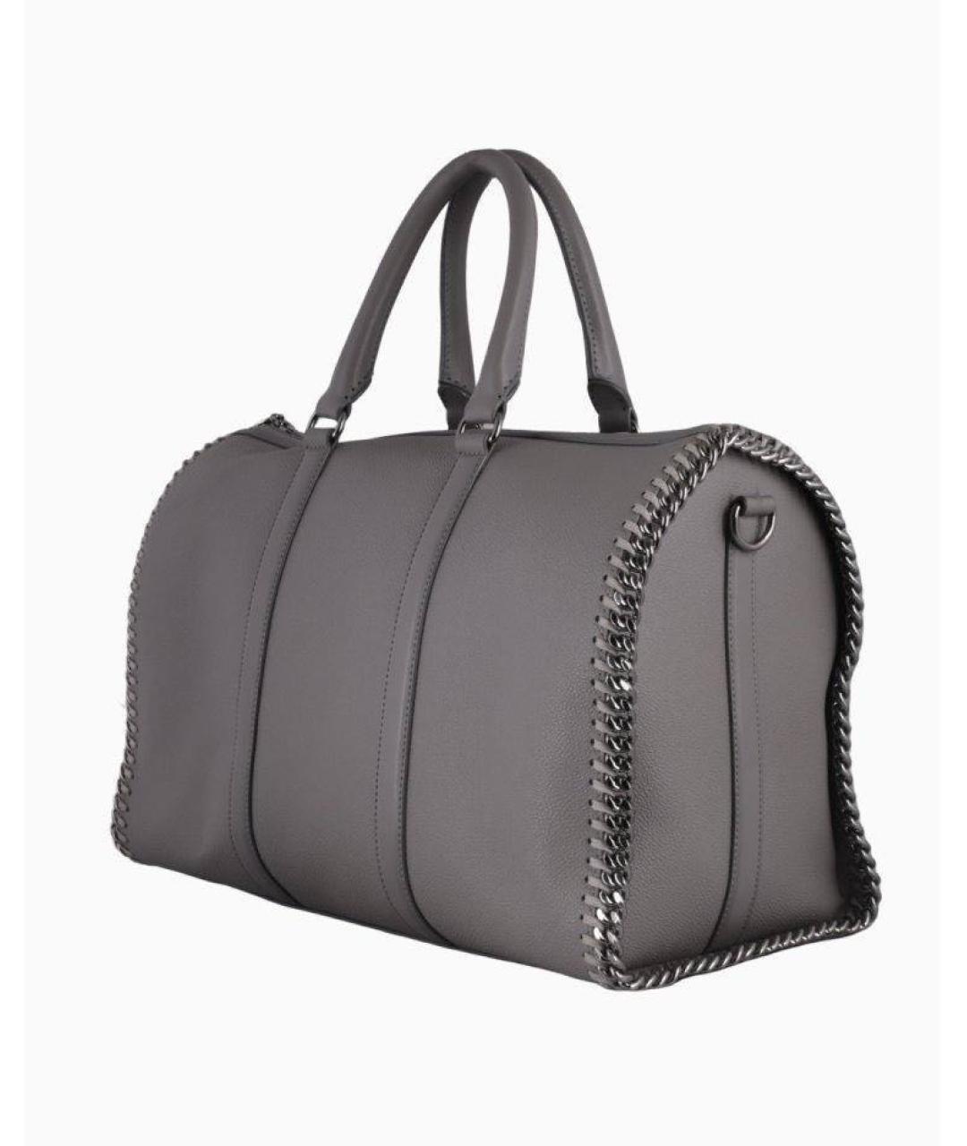 STELLA MCCARTNEY Антрацитовая дорожная/спортивная сумка из искусственной кожи, фото 2
