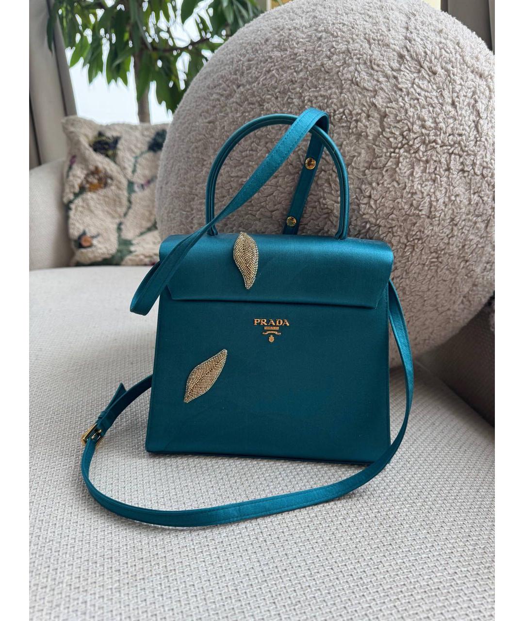 PRADA Бирюзовая сумка через плечо, фото 3