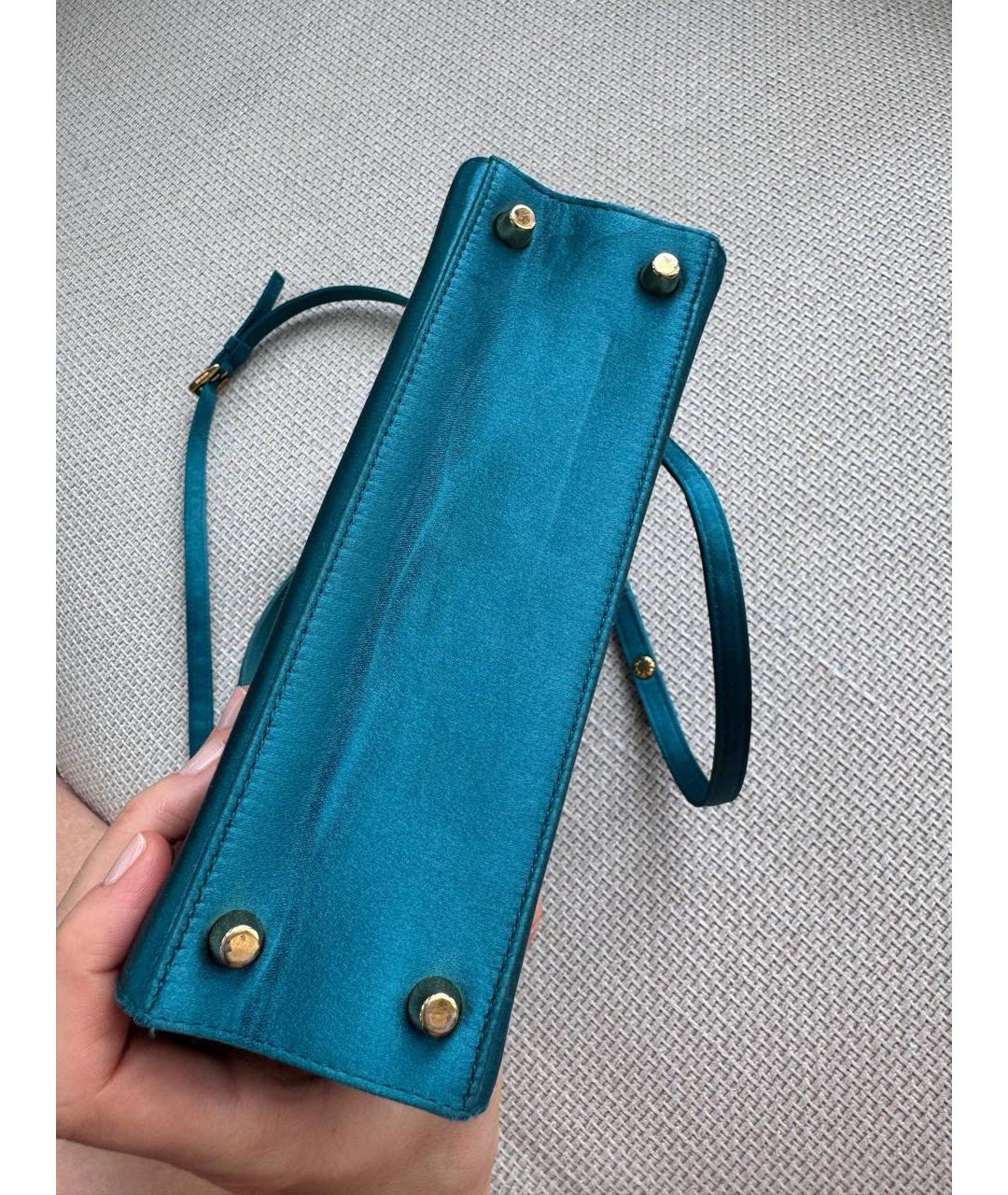 PRADA Бирюзовая сумка через плечо, фото 8