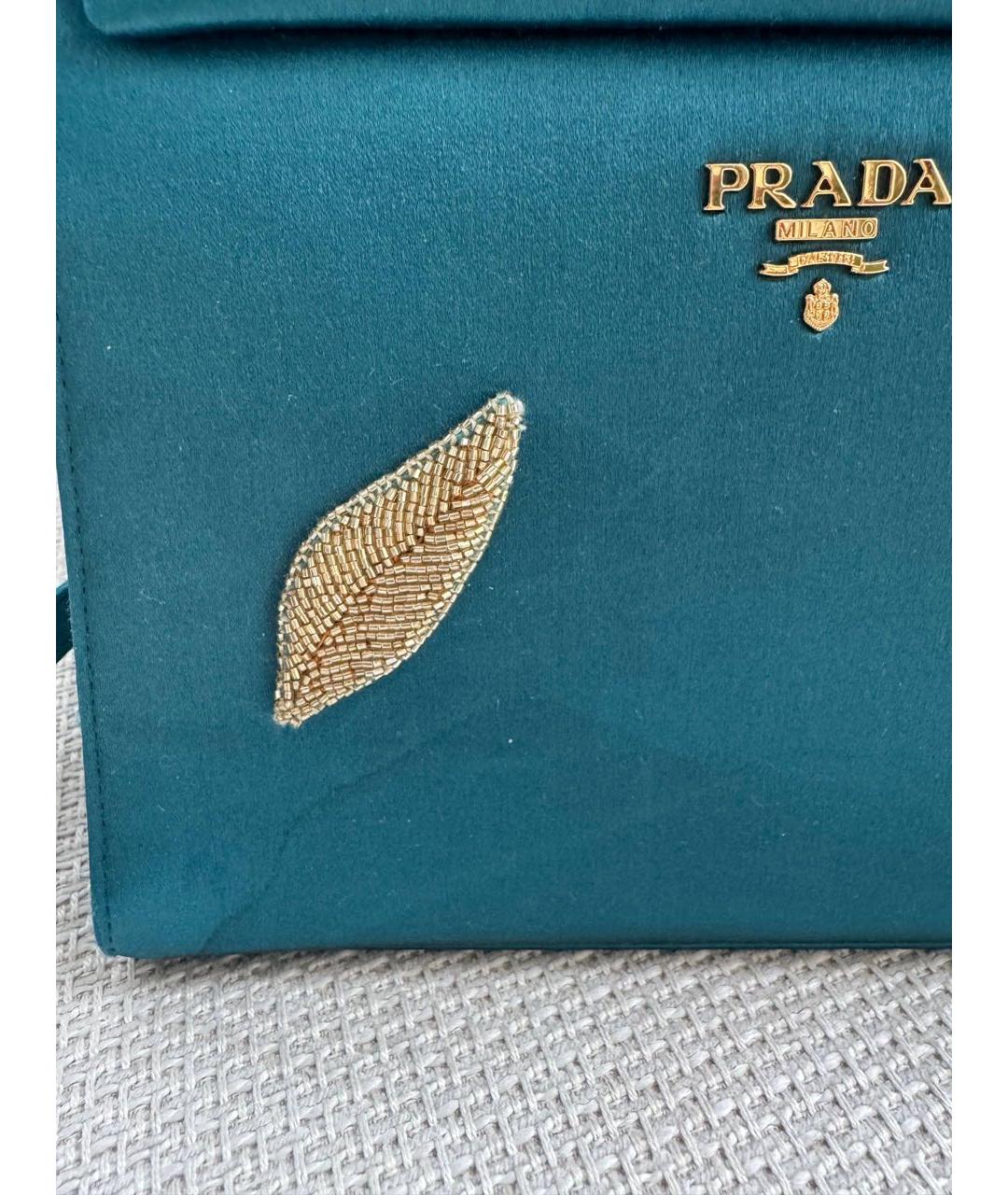 PRADA Бирюзовая сумка через плечо, фото 7