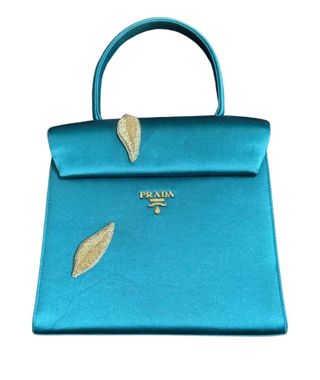 PRADA Бирюзовая сумка через плечо, фото 2